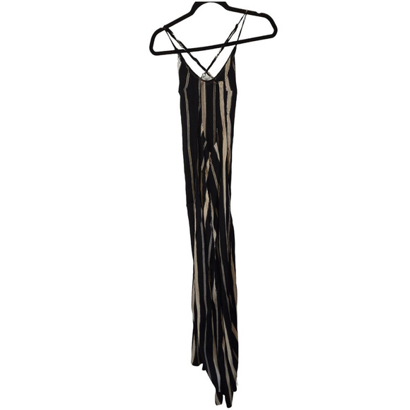 Reformation Sparrow black striped low back dress size xxs - Picture 4 of 8